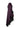 Pinstripe ostrich feather asymmetric dress