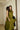 Pinstripe ostrich feather asymmetric dress