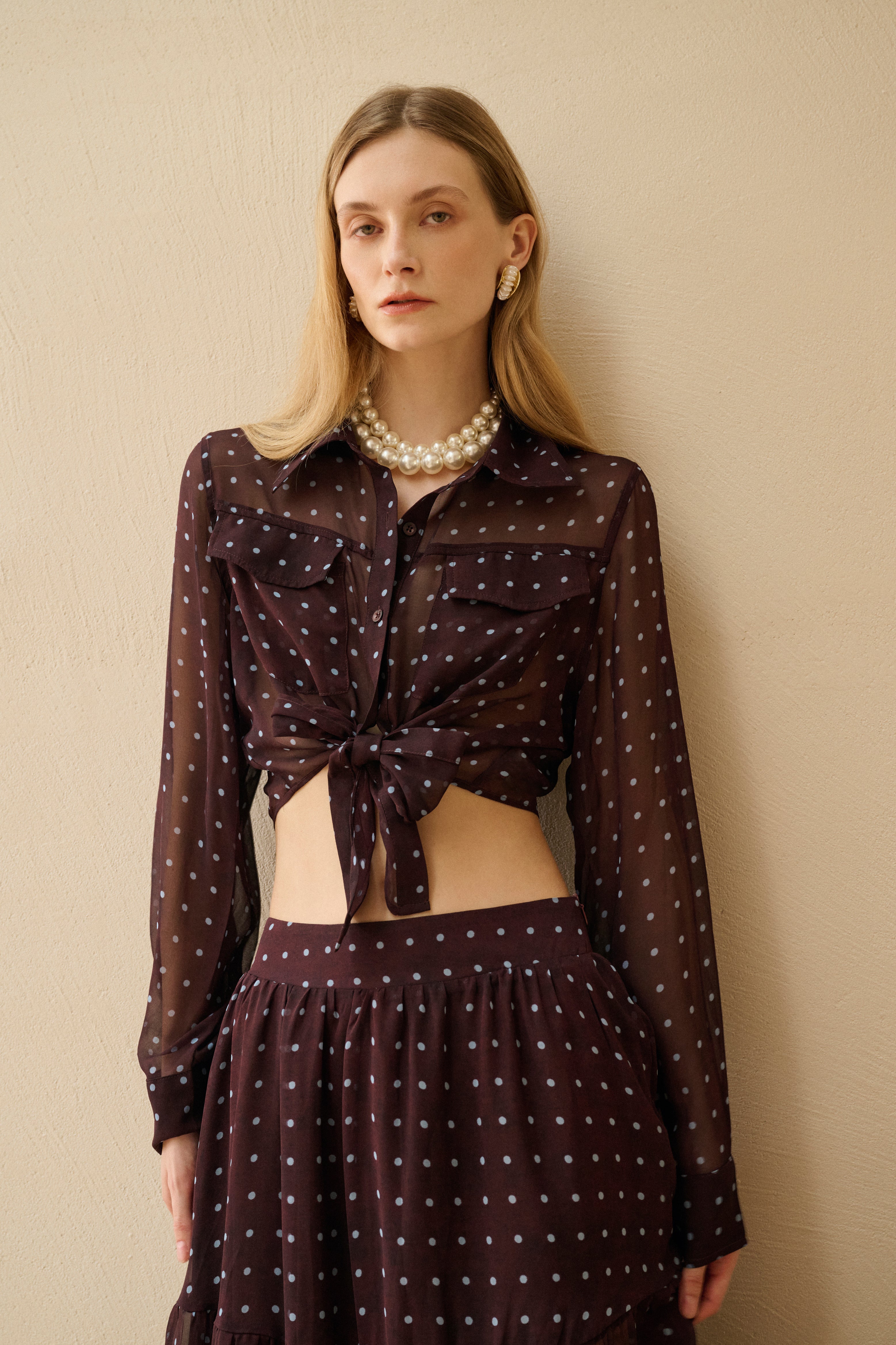 Polka dot shirt