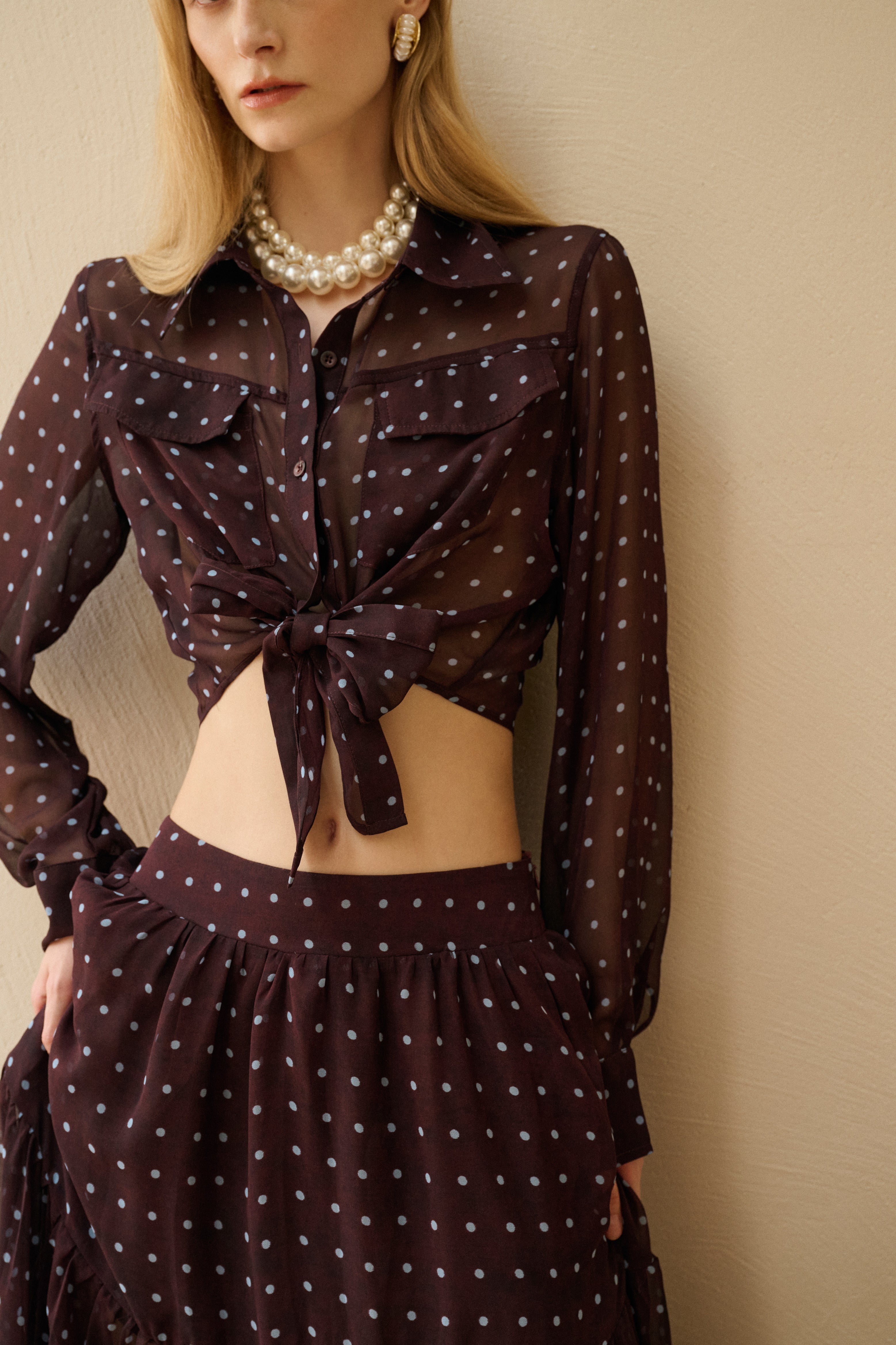 Polka dot shirt