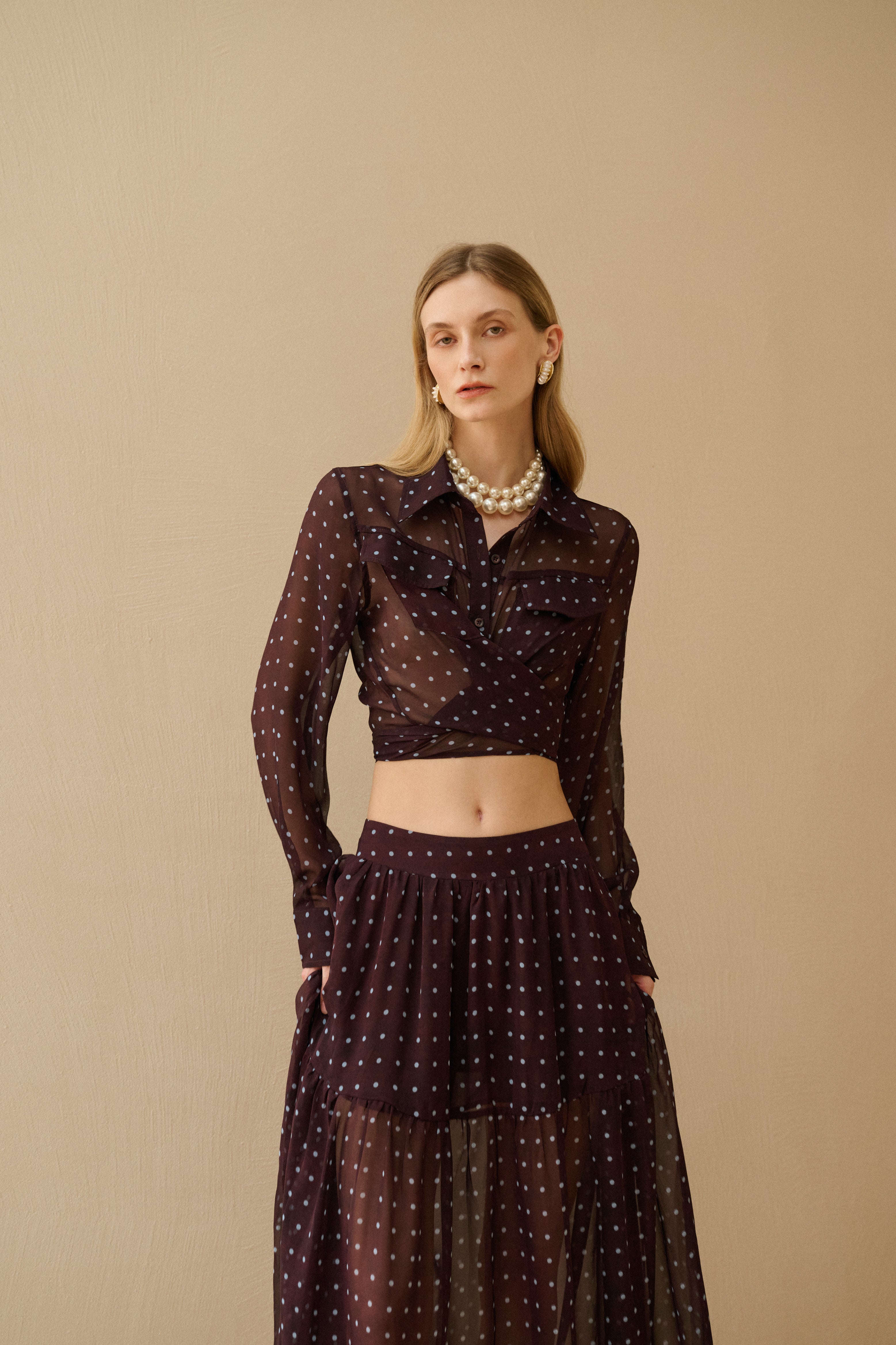 Polka dot shirt