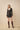 Polka dot wool dress