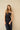 Ruched waist denim tank