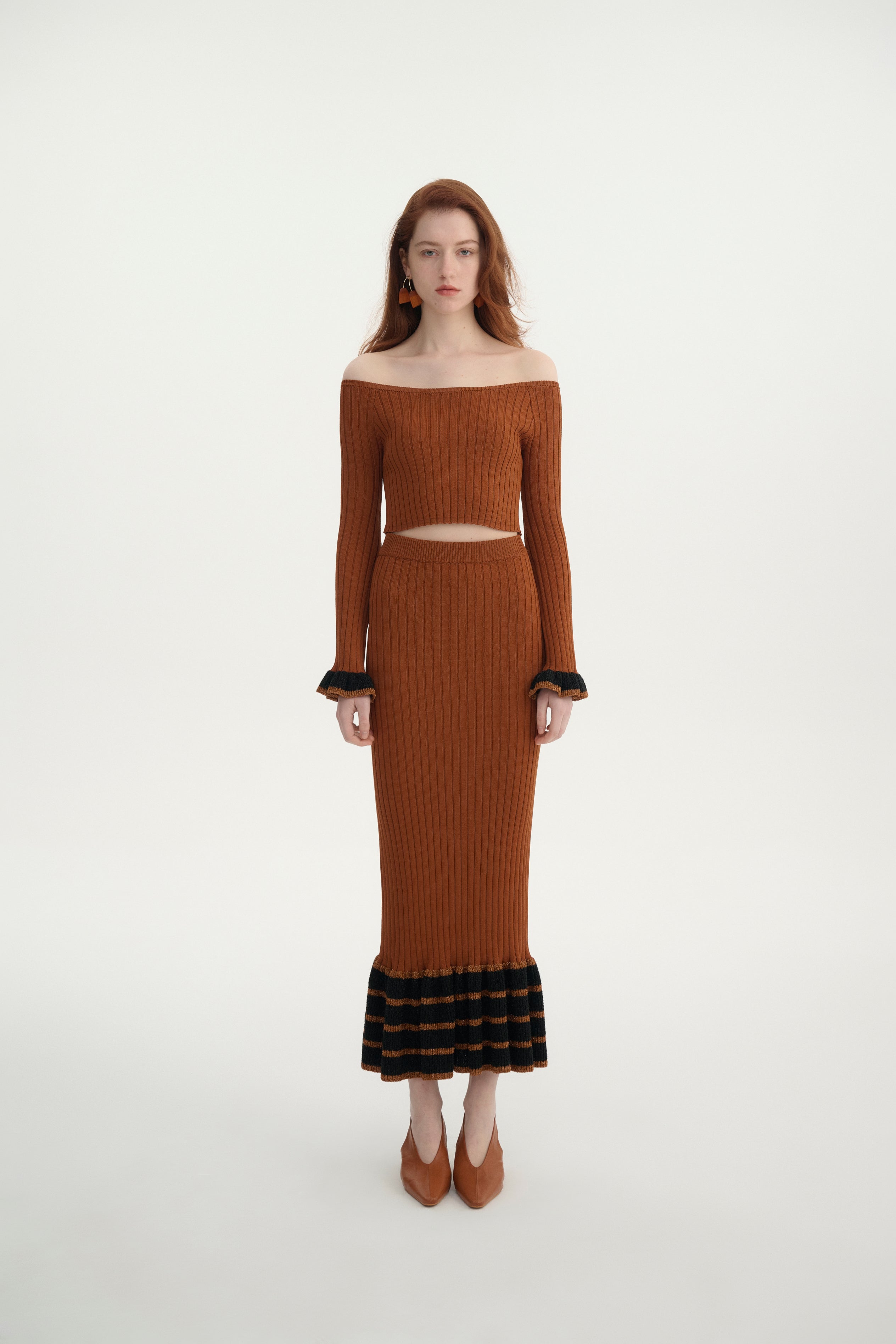 Ruffle two-piece set – Ancosti