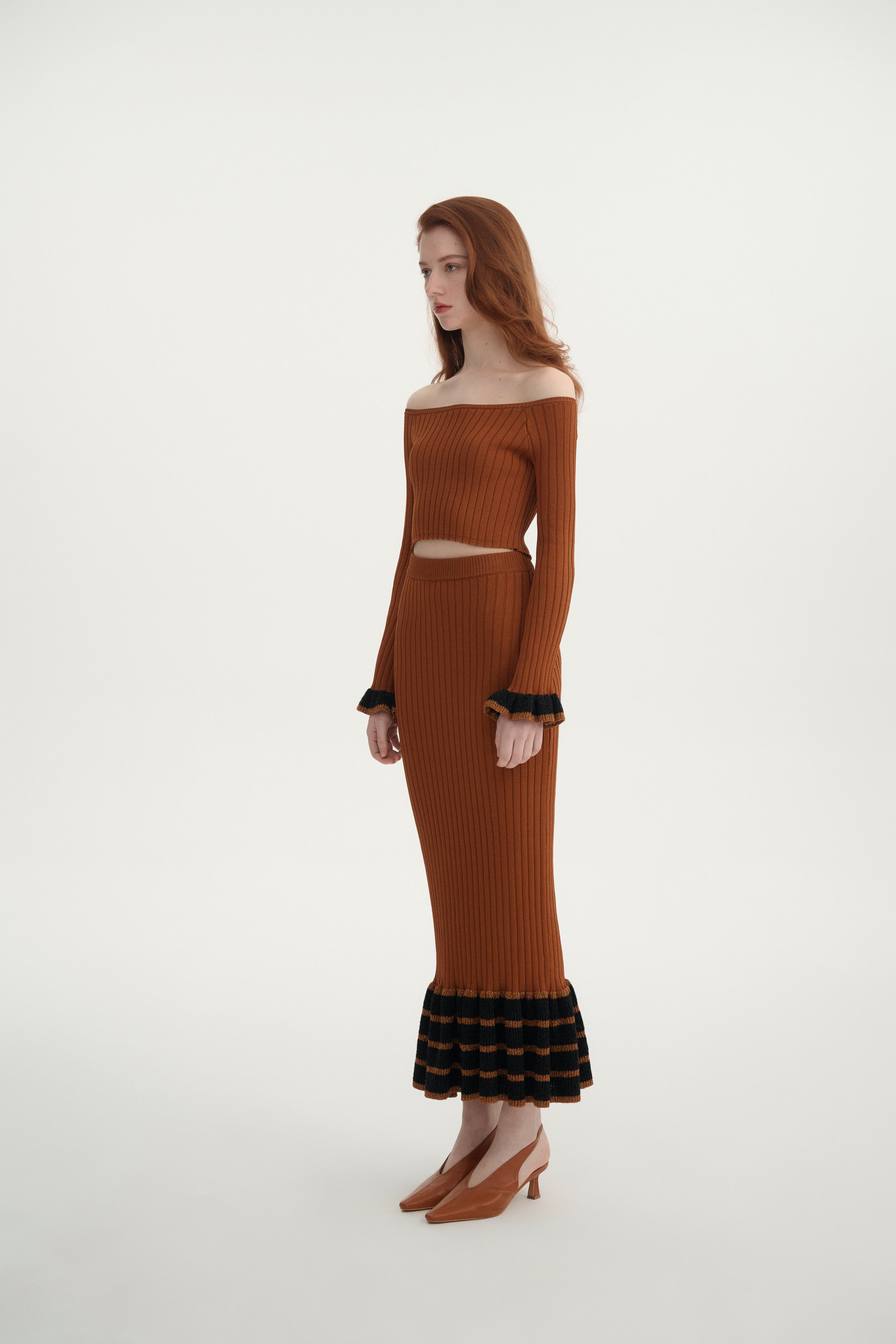 Ruffle two-piece set – Ancosti