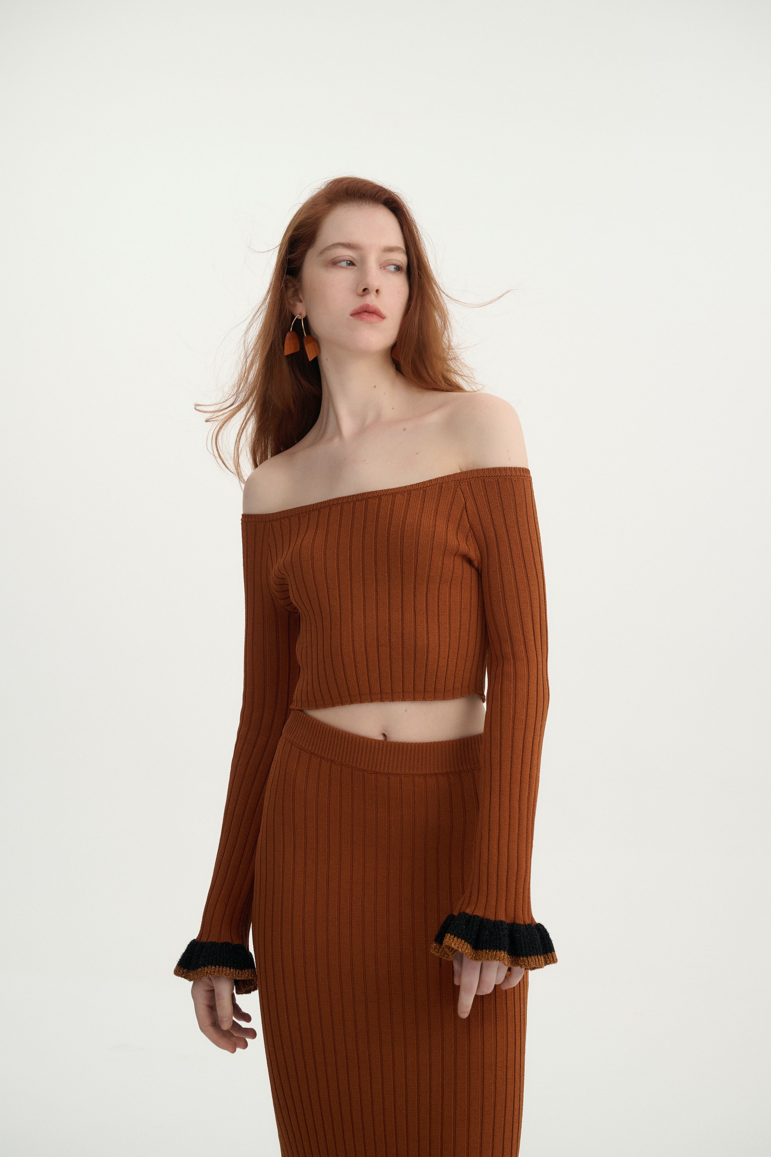 Ruffle two-piece set – Ancosti