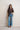 Sailor button wide leg jeans