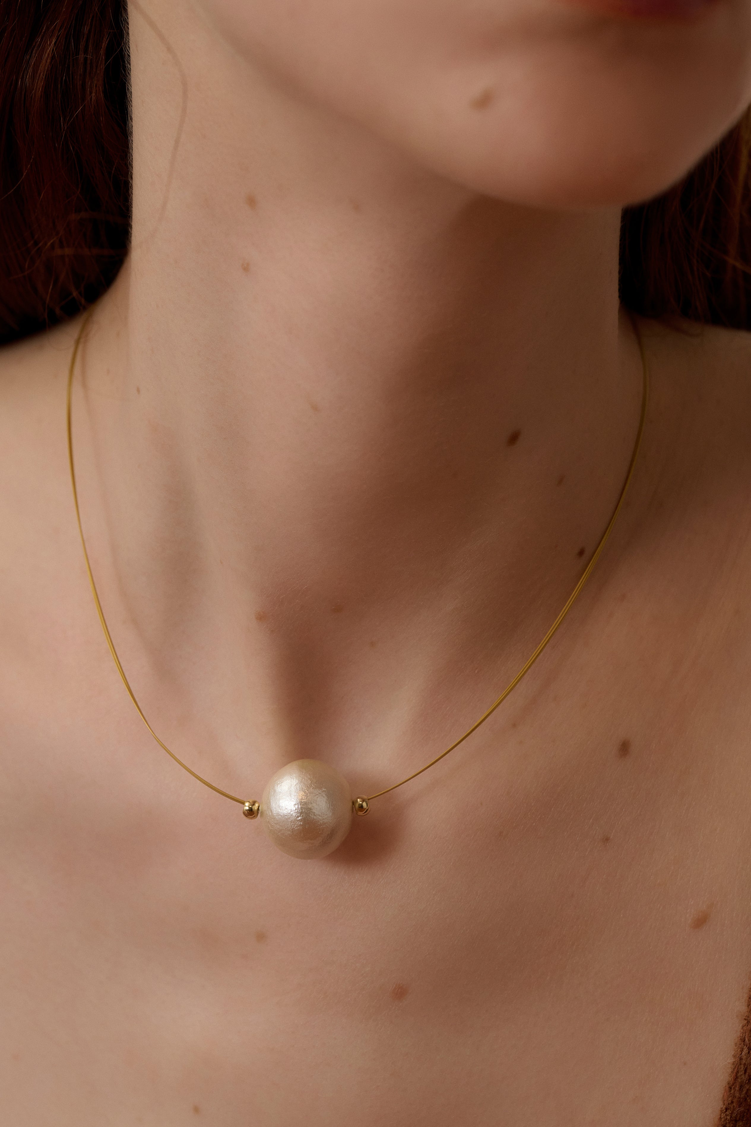 Single bead necklace
