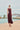 Sleeveless shirred maxi dress