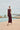 Sleeveless shirred maxi dress