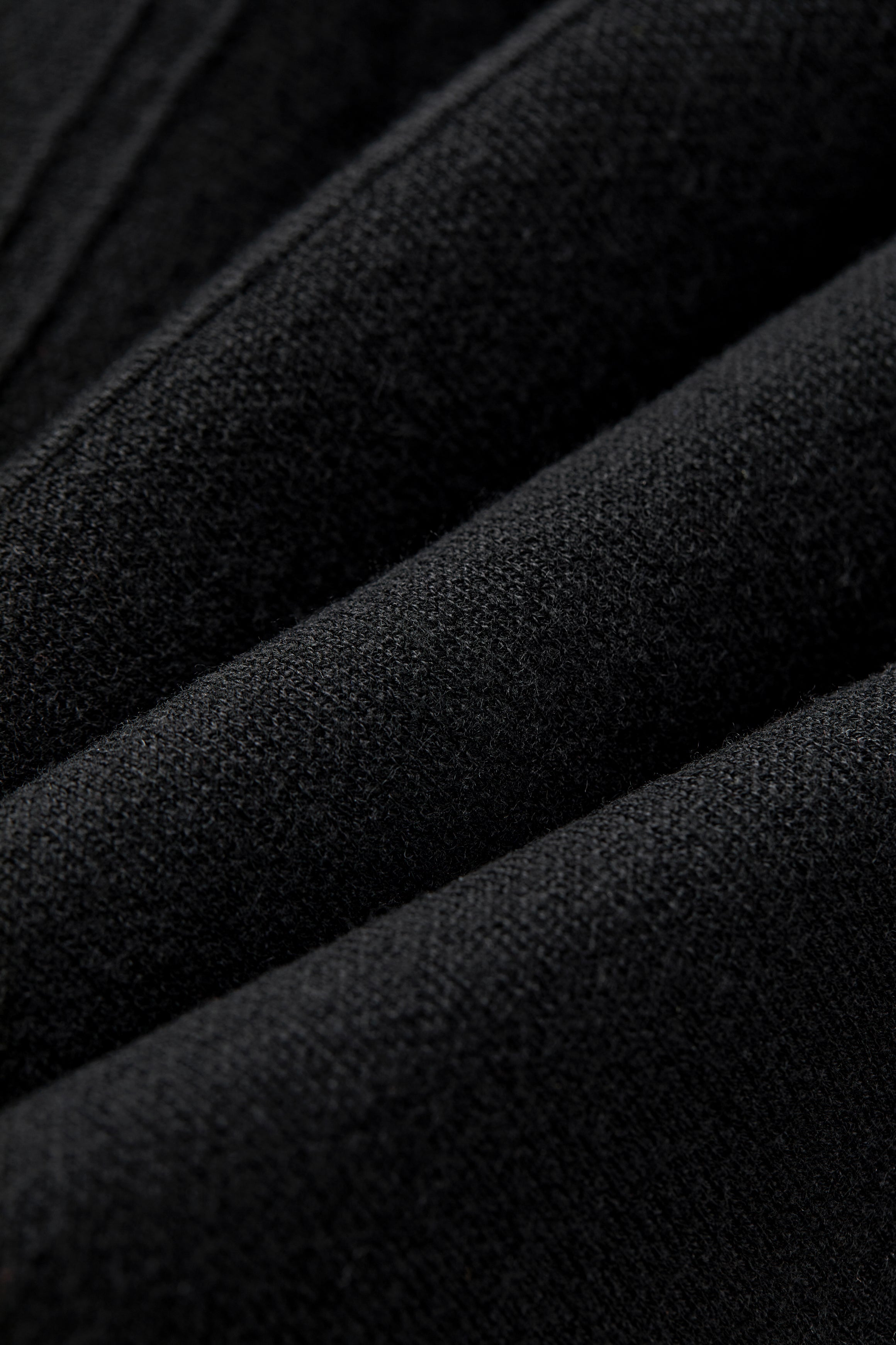 Square neck pearl knit dress