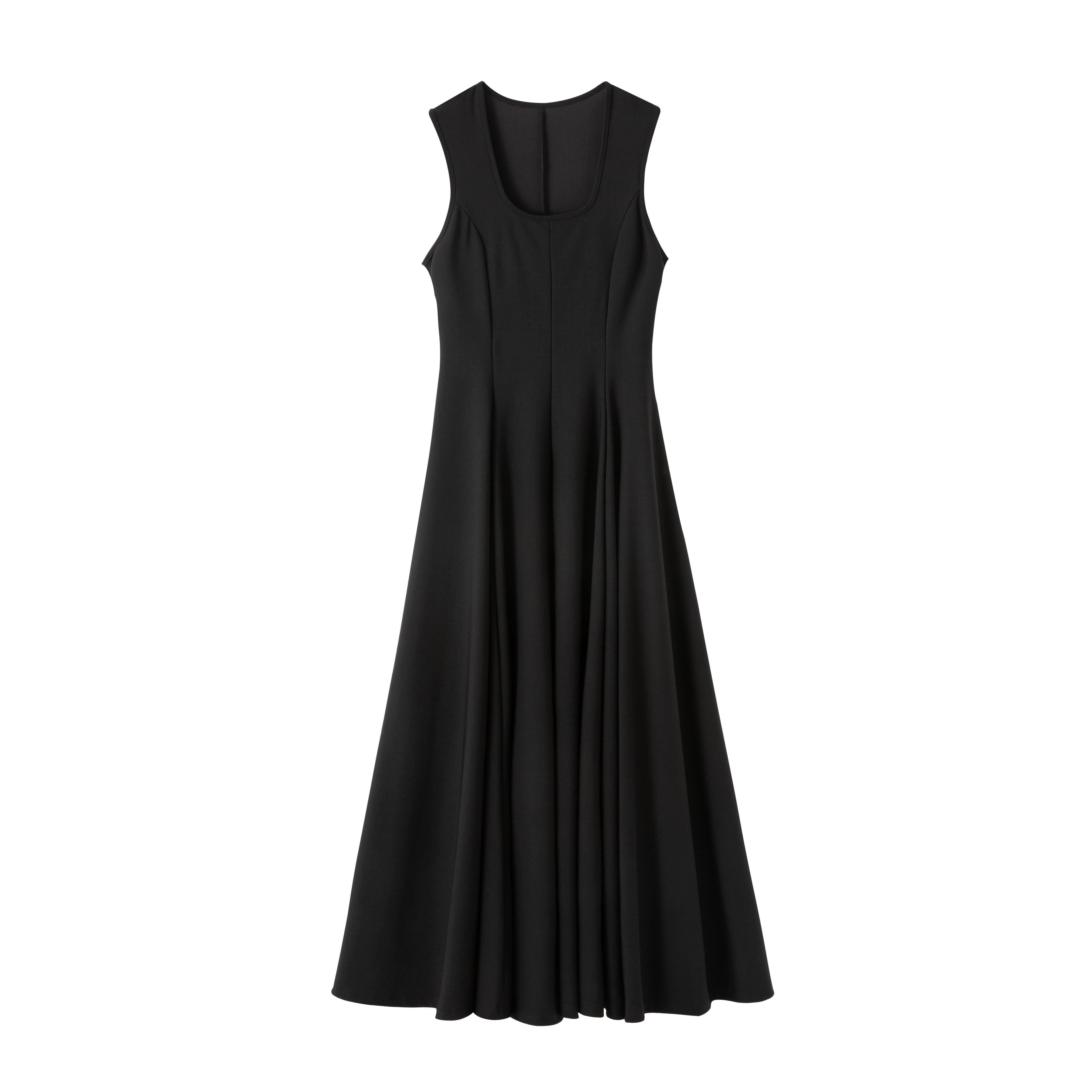 Square neck fit-and-flare dress Ancosti Square neck fit-and-flare dress Ancosti