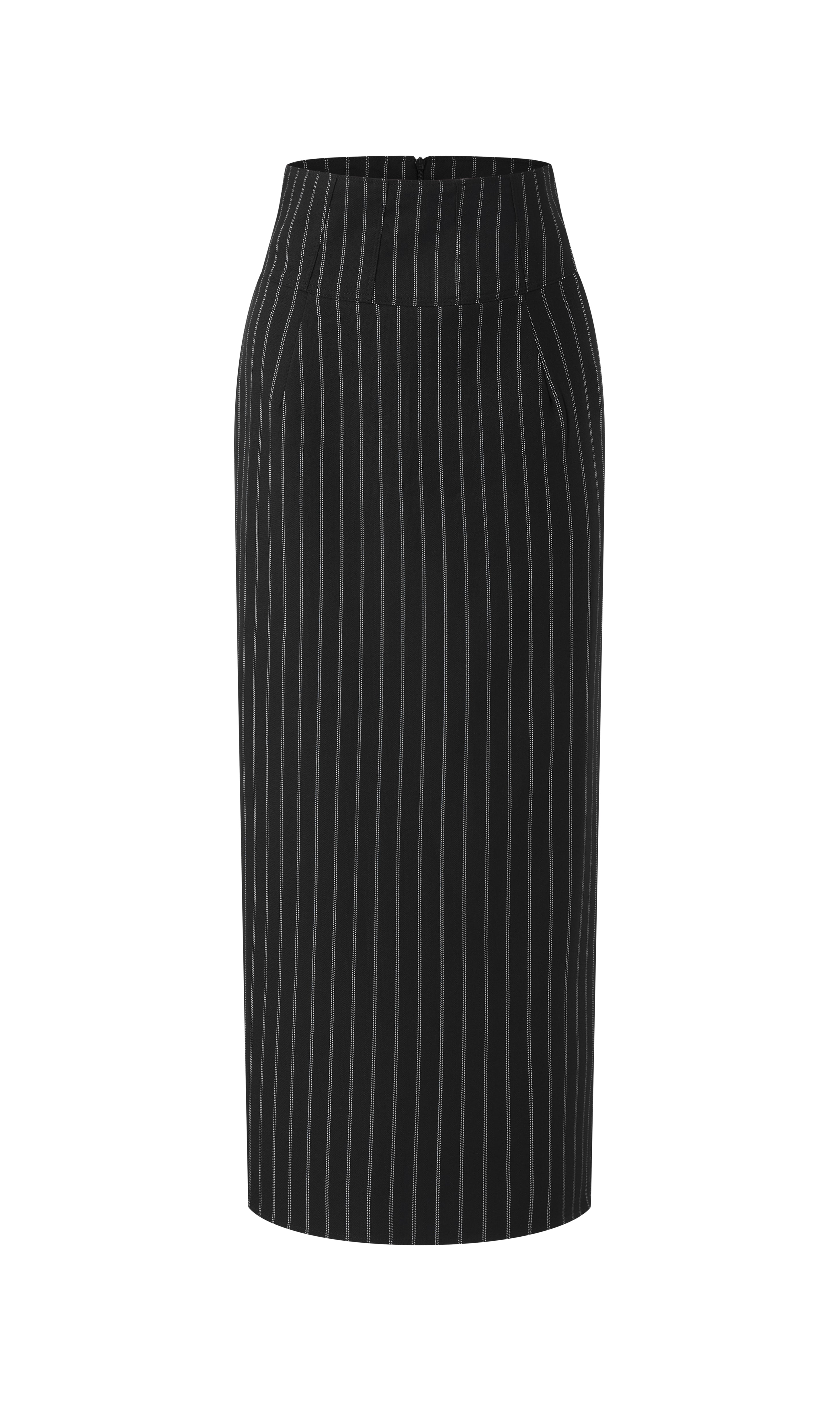 Strapless striped set