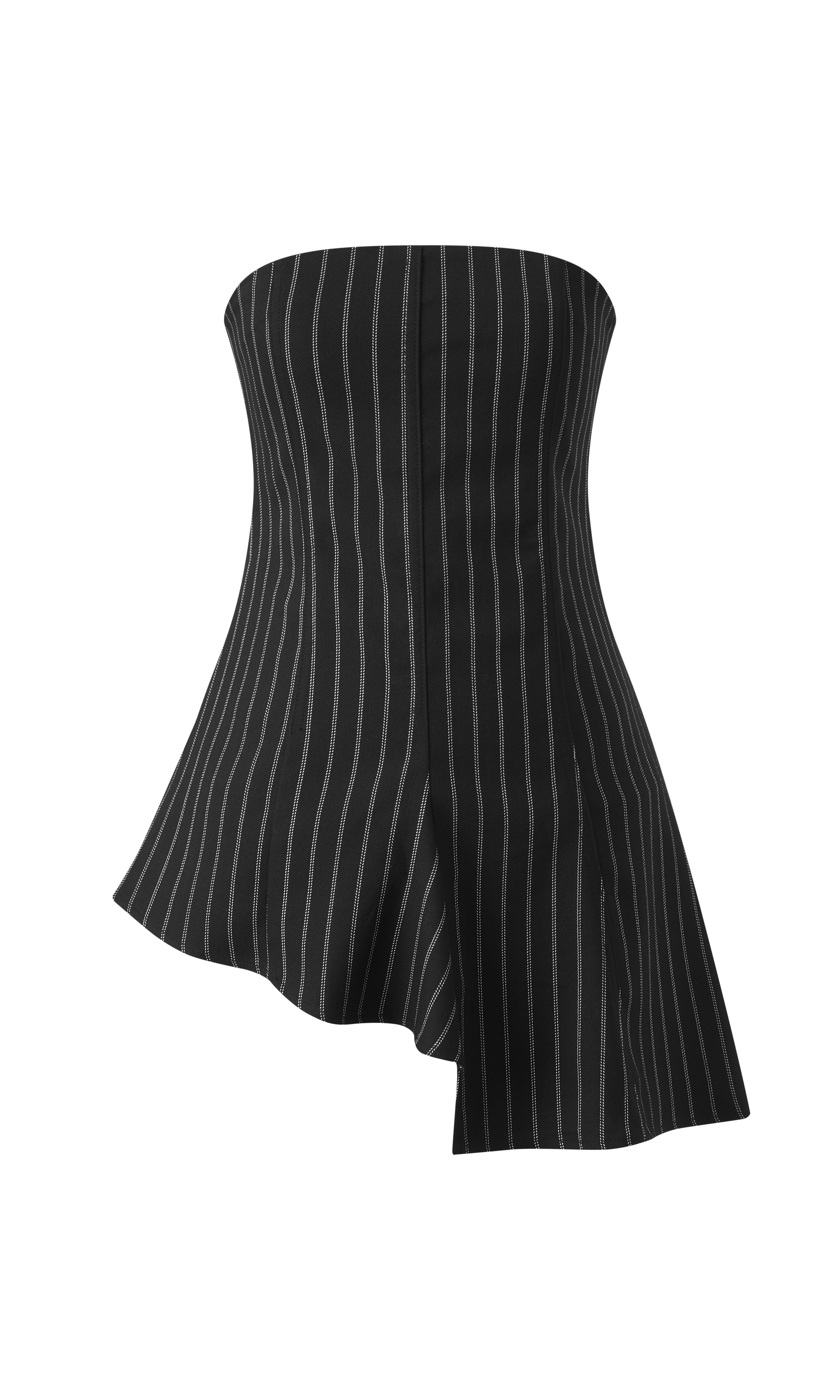 Strapless striped set