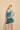 Stretch lace tank & flounce-hem skort