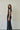 Striped mesh knit maxi dress