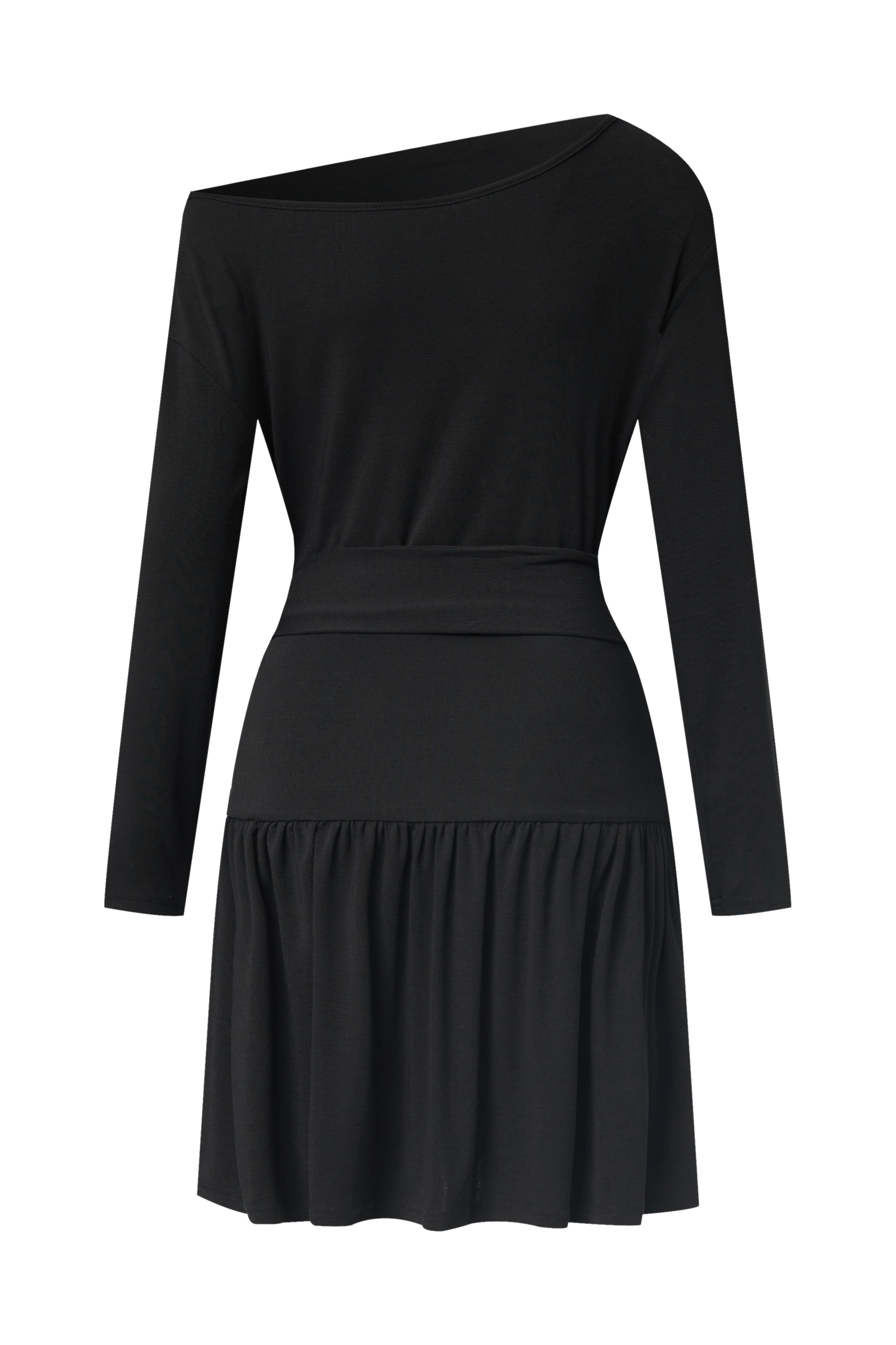 Tie waist mini dress