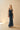 U neck maxi denim dress