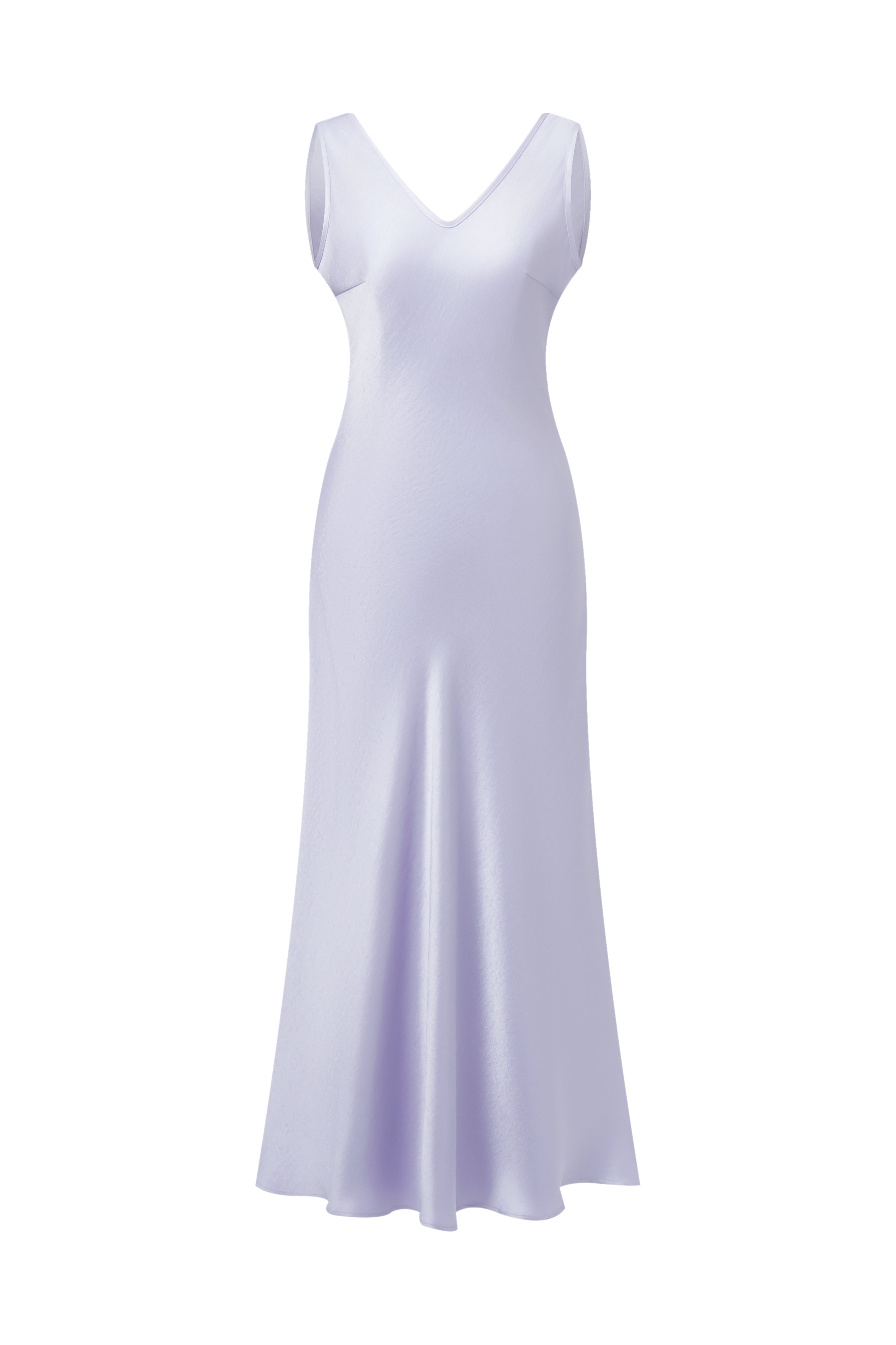 V-neck slim fit dress