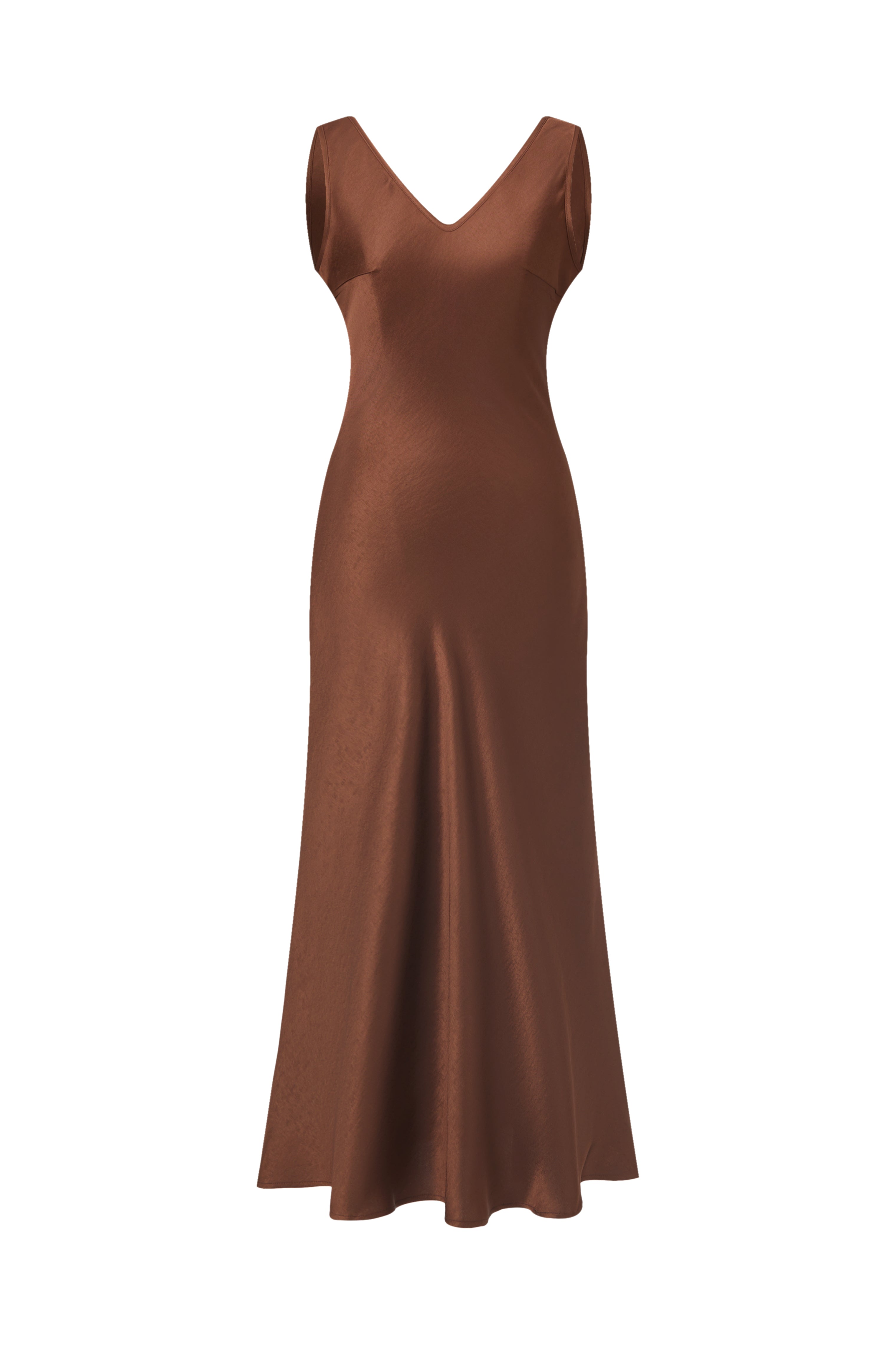 V-neck slim fit dress