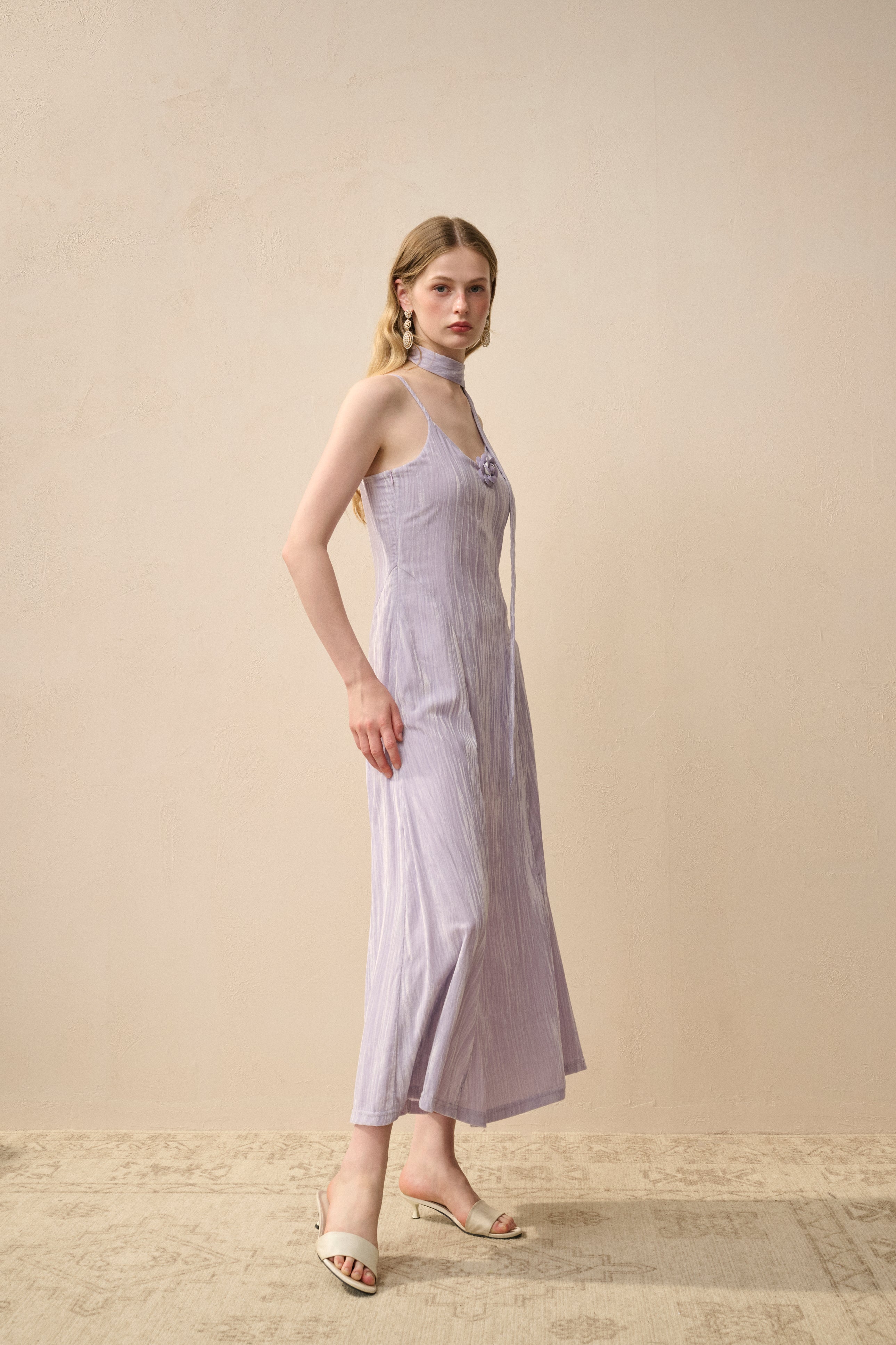 antoinette tie strap velvet midi dress Party Dress For Party New Years Holiday Dress Valentine Velvet Velvet Sweetheart Neckline Split Ruched Knotted Maxi Dress For Date Party/Clubbing