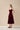 Velvet square neck midi dress