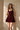 Velvet square neck mini dress