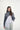 Cropped asymmetrical sweater